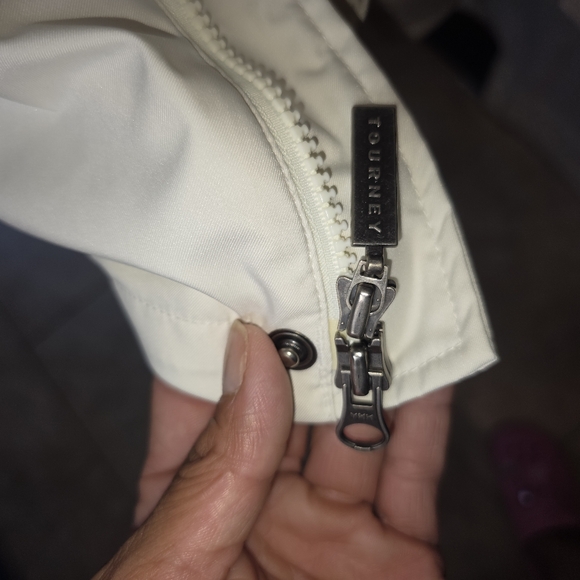 Tourney 1897 Convertable‎ Windbreaker Jacket Mens M Off White Golf Protour Vtg - Picture 16 of 16